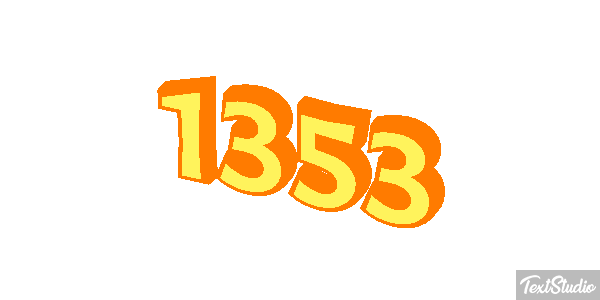 1353 Text effect