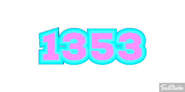 1353 Text effect