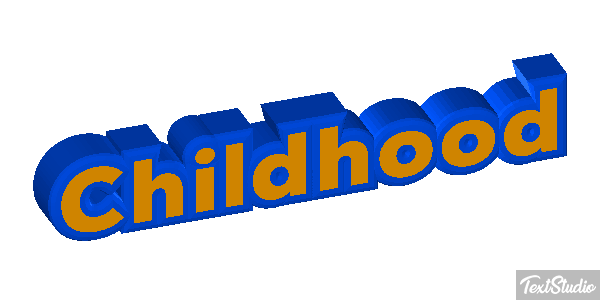 Childhood Effet de texte