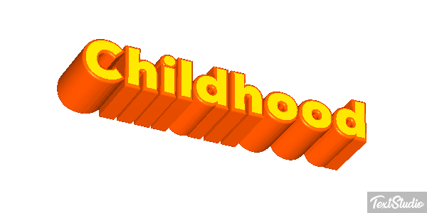 Childhood Effet de texte