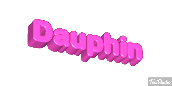 Dauphin Effet de texte