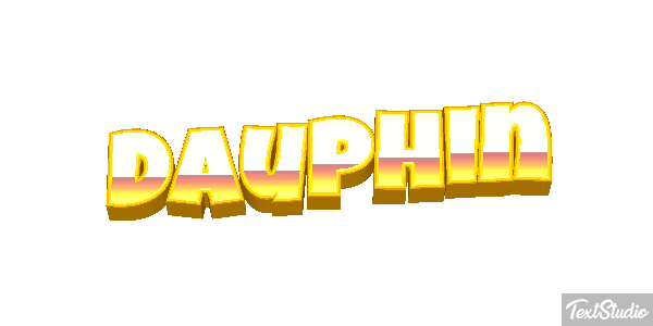Dauphin Effet de texte