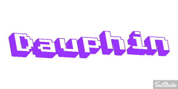 Dauphin Effet de texte