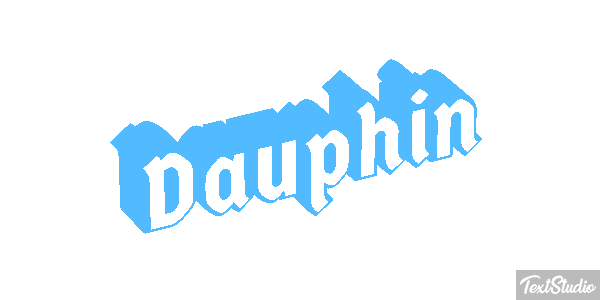 Dauphin Effet de texte