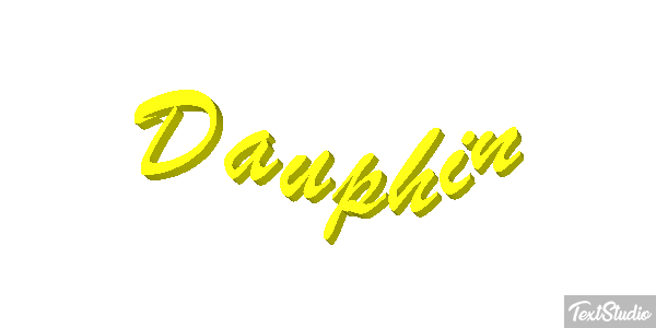 Dauphin Effet de texte