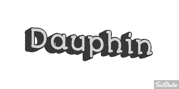 Dauphin Effet de texte