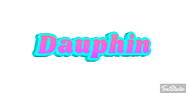 Dauphin Effet de texte