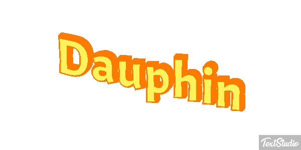 Dauphin Effet de texte