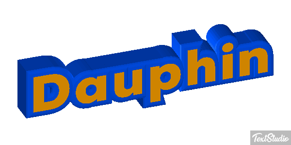 Dauphin Effet de texte