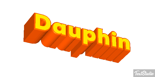 Dauphin Effet de texte