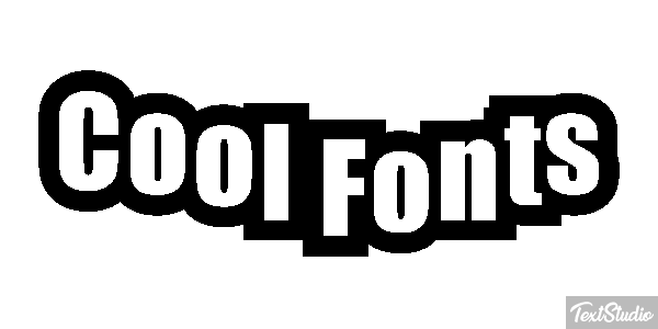 Cool Fonts Текстовый эффект