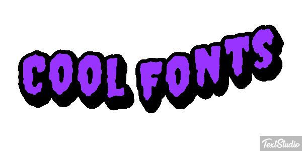 Cool Fonts Текстовый эффект