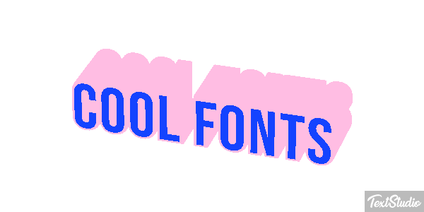 Cool Fonts Текстовый эффект