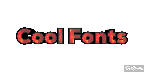 Cool Fonts Текстовый эффект