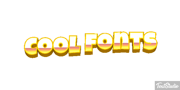 Cool Fonts Текстовый эффект