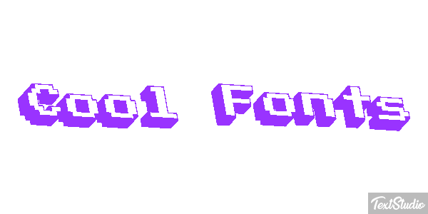 Cool Fonts Текстовый эффект