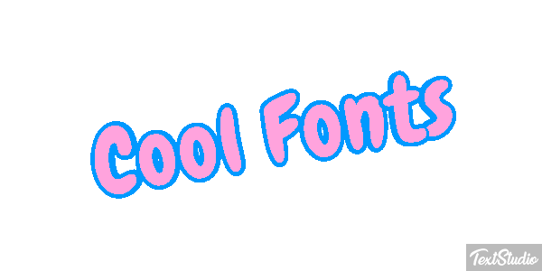 Cool Fonts Текстовый эффект