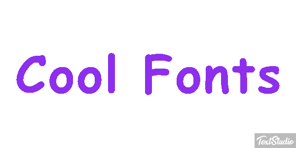 Cool Fonts Текстовый эффект