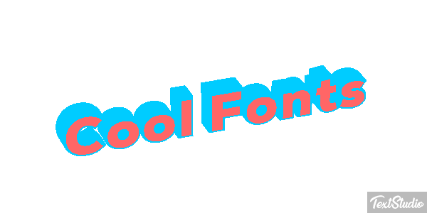 Cool Fonts Текстовый эффект