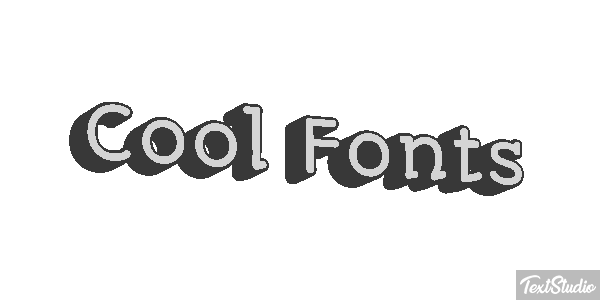 Cool Fonts Текстовый эффект