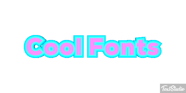 Cool Fonts Текстовый эффект