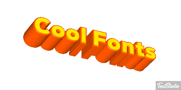 Cool Fonts Текстовый эффект