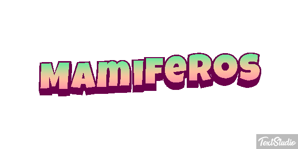 Mamíferos Efeito do texto