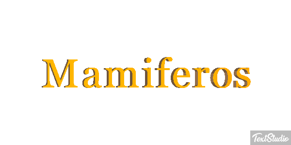 Mamíferos Efeito do texto