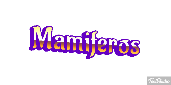 Mamíferos Efeito do texto