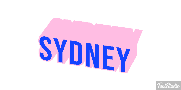 Sydney Effet de texte