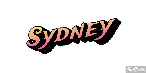 Sydney Effet de texte