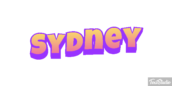 Sydney Effet de texte