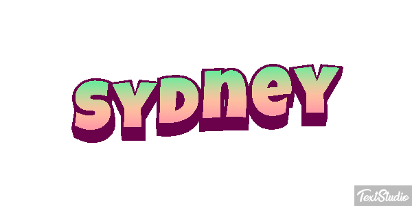 Sydney Effet de texte