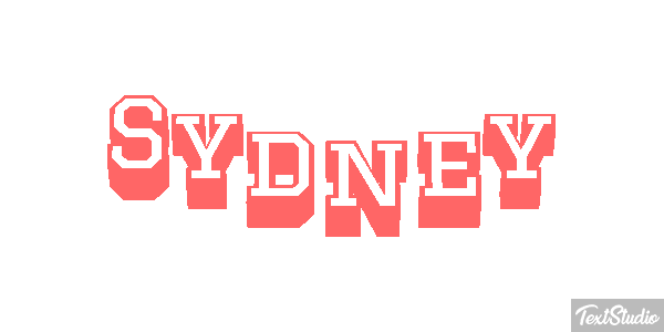 Sydney Effet de texte