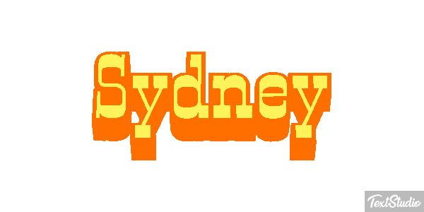 Sydney Effet de texte