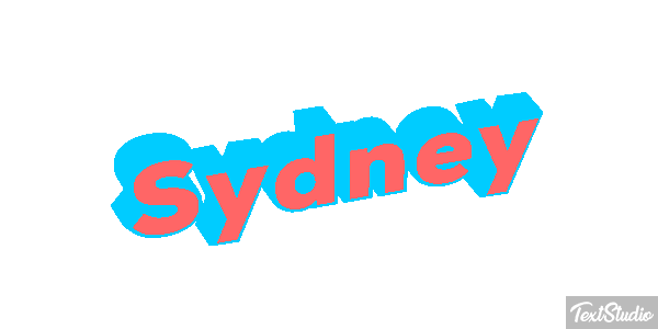 Sydney Effet de texte