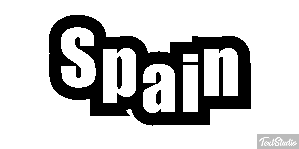 Spain Metin efekti