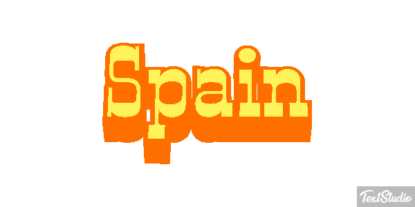Spain Metin efekti