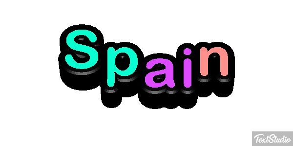 Spain Metin efekti