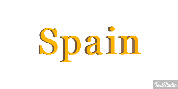 Spain Metin efekti