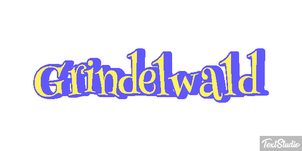 Grindelwald テキスト効果