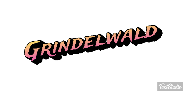 Grindelwald テキスト効果