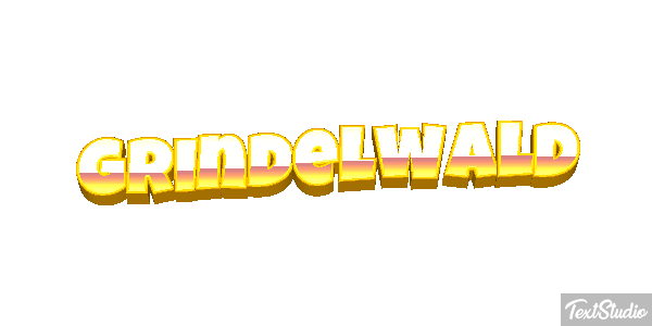 Grindelwald テキスト効果