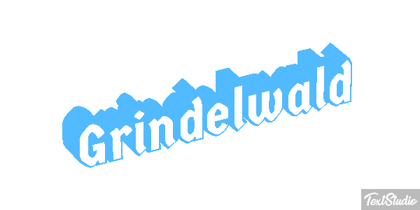 Grindelwald テキスト効果