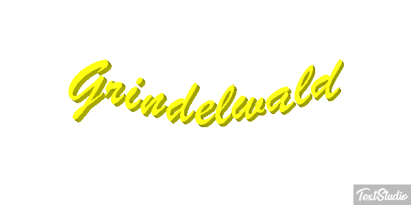 Grindelwald テキスト効果