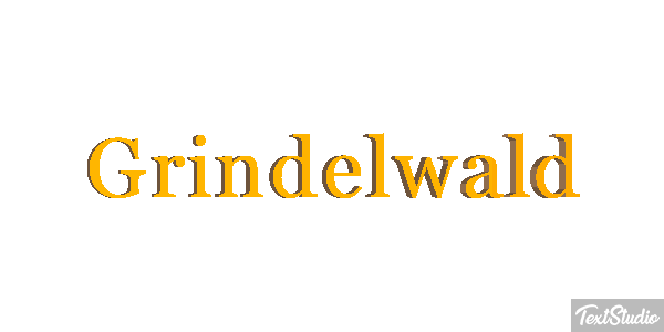 Grindelwald テキスト効果