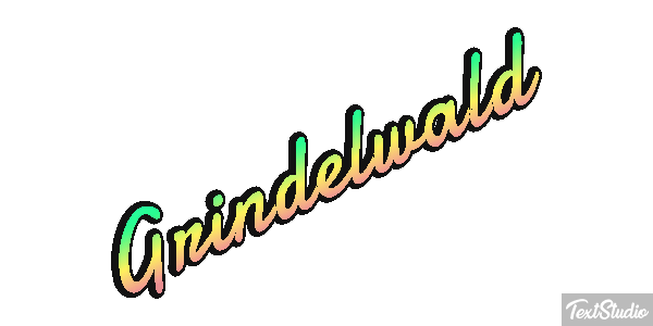 Grindelwald テキスト効果