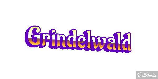 Grindelwald テキスト効果
