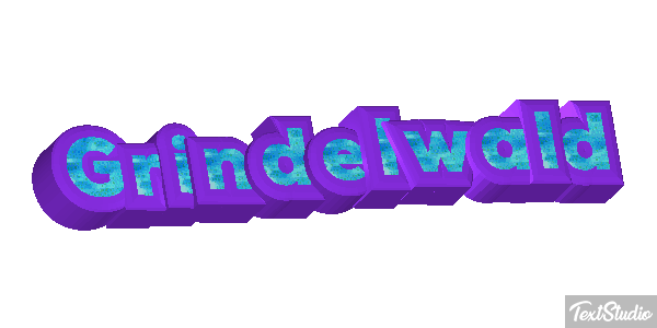Grindelwald テキスト効果