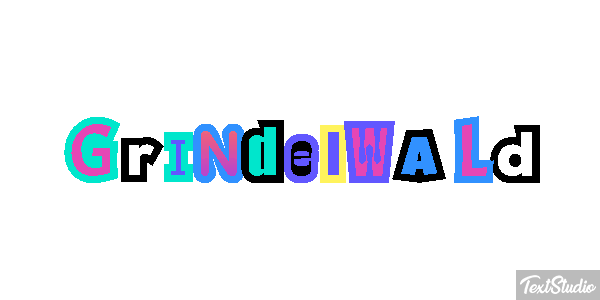 Grindelwald テキスト効果